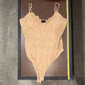 Nude Lace Bodysuit